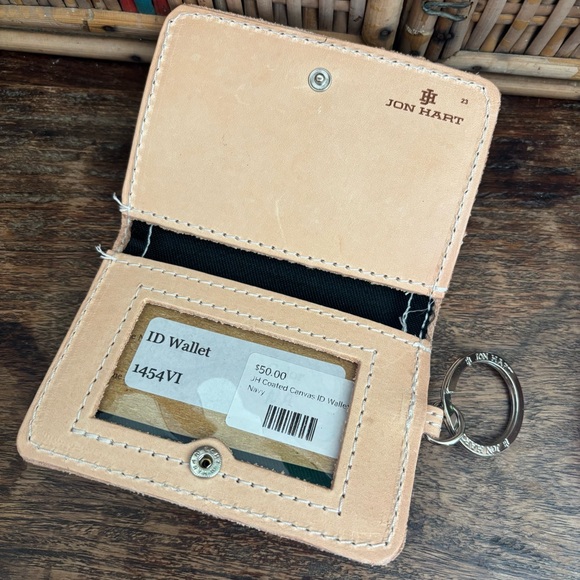 Jon Hart Navy ID Wallet - Picture 5 of 5